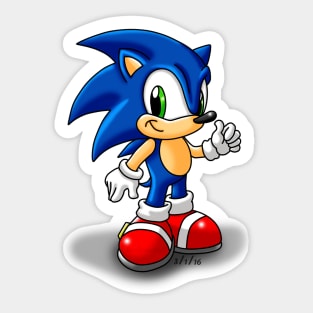 Dinky Sonic Sticker